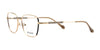 Di Valdi DVO8277 Eyeglasses | Size 52 / Gold With Grey Des+Black
