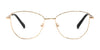 Di Valdi DVO8278 Eyeglasses | Size 54 / Gold Metal