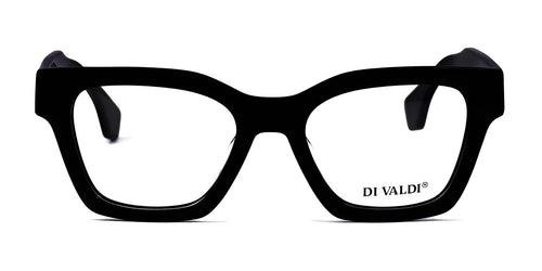 Di Valdi DVO8300 Eyeglasses / Size 51 / Black