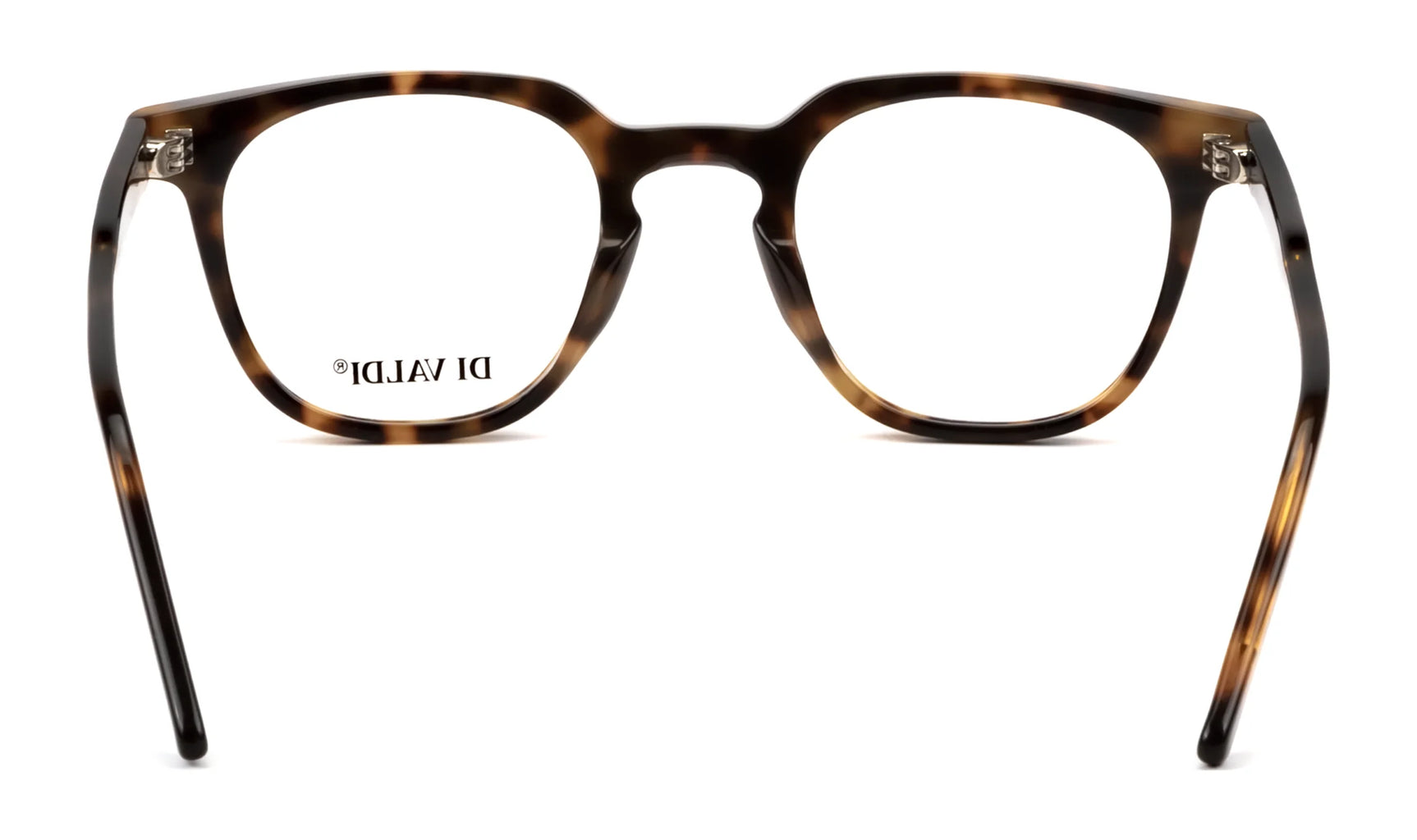 The Di Valdi DVO8187 Eyeglasses | Size 47 feature brown tortoiseshell round frames with the "DI VALDI" logo on the left lens. These stylish eyeglasses are prescription-ready and perfect for everyday wear. The Di Valdi DVO8187 Eyeglasses | Size 47 feature brown tortoiseshell round frames with the "DI VALDI" logo on the left lens. These stylish eyeglasses are prescription-ready and perfect for everyday wear.