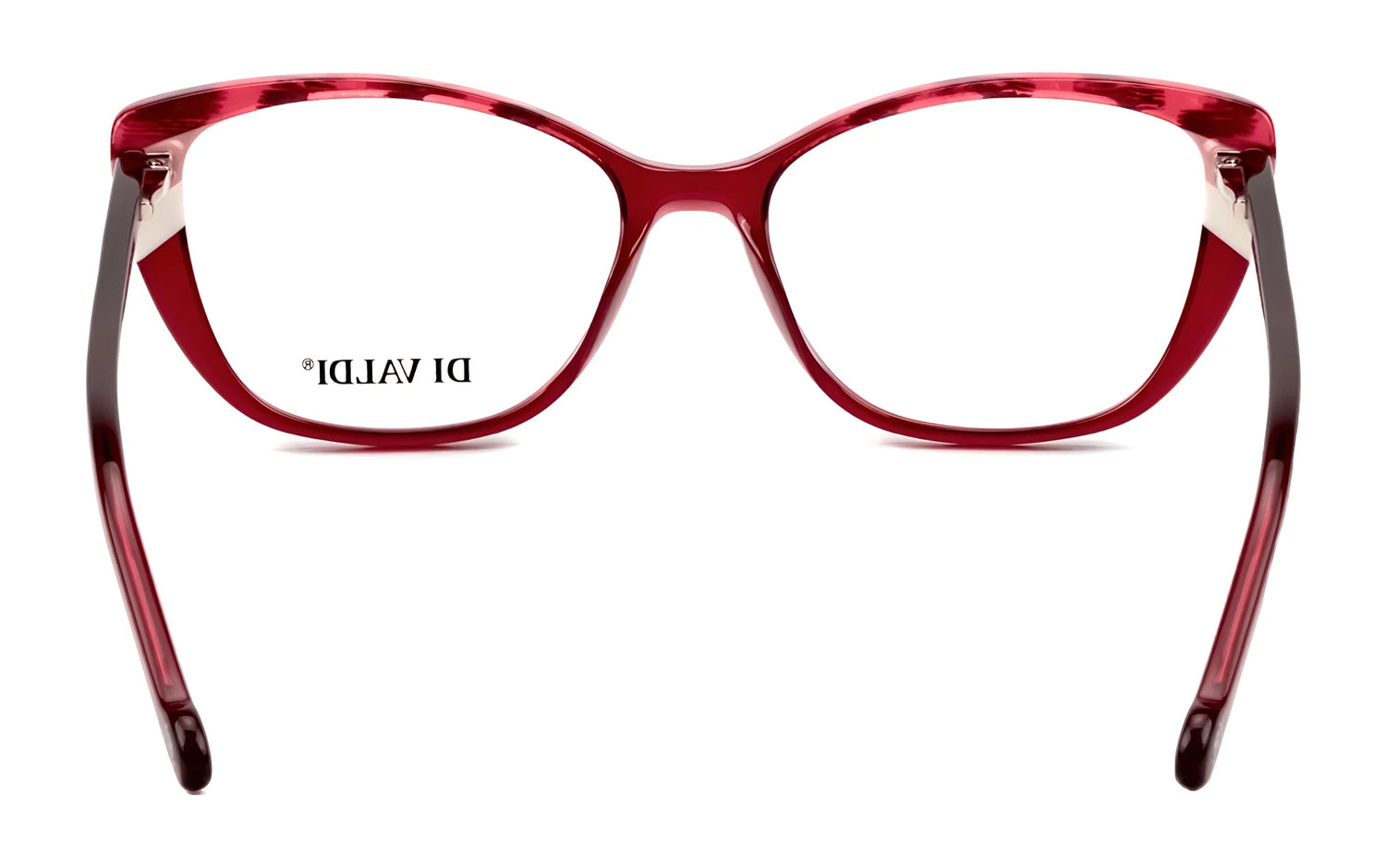 Di Valdi DVO8206 Eyeglasses | Size 52 feature fashionable cat eye frames with "DI VALDI" branding on the left lens—a chic and stylish eyewear choice from Di Valdi. Di Valdi DVO8206 Eyeglasses | Size 52 feature fashionable cat eye frames with "DI VALDI" branding on the left lens—a chic and stylish eyewear choice from Di Valdi.