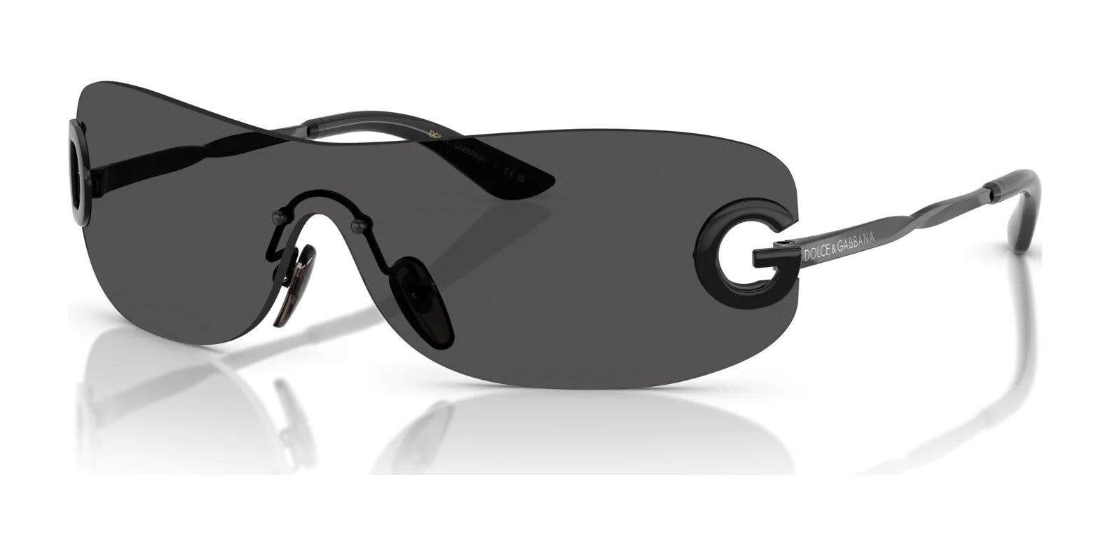 Dolce&Gabbana DX2001 Sunglasses Black / Dark Grey Dolce&Gabbana DX2001 Sunglasses Black / Dark Grey