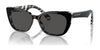 Dolce&Gabbana DX4427 Sunglasses | Size 49 / Black On Zebra / Dark Grey (3N 10%) №337287