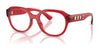 Dolce&Gabbana DX5004U Eyeglasses | Size 48 / Transparent Red №3409