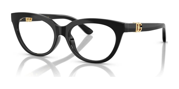Dolce&Gabbana DX5005U Eyeglasses | Size 48 / Glitter Black №3241