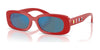 Dolce&Gabbana DX6006U Sunglasses | Size 46 / Red / Dark Grey Mirror Blue (3N 10.2%) №308825