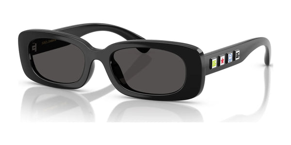 Dolce&Gabbana DX6006U Sunglasses | Size 46 / Black / Dark Grey (3N 9.9%) №501/87