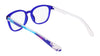 Dragon DR2047ATH Eyeglasses | Size 53 / Blue Purple/Chris Benchetler