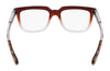 Dragon DR2048ATH Eyeglasses | Size 52 / Brown Gradient/Apricot Resin