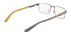 Dragon DR5017 Eyeglasses | Size 55 / Satin Black/Black/Grey