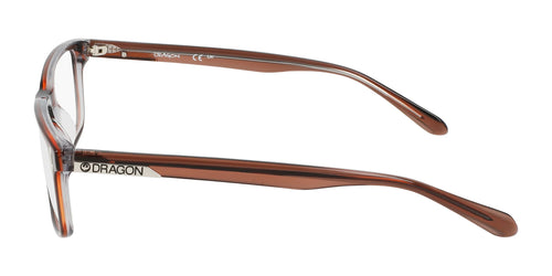 Dragon DR181 KEVIN Eyeglasses / Size 54 / Brown Crystal Laminate