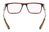 Dragon DR2053ATH Eyeglasses | Size 56 / Brown Crystal/Apricot Resin