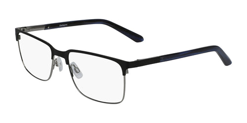 Dragon DR2015 Eyeglasses / Matte Black / Navy Horn / Size 57