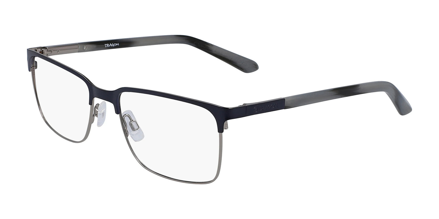 Dragon DR2015 Eyeglasses Matte Navy / Slate Wood Dragon DR2015 Eyeglasses Matte Navy / Slate Wood