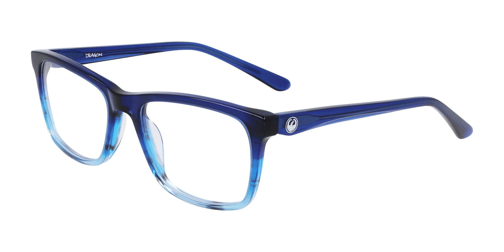 Dragon DR2036 Eyeglasses Shiny Navy Blue Gradient Dragon DR2036 Eyeglasses Shiny Navy Blue Gradient