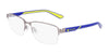 Dragon DR5016 Eyeglasses | Size 57 / Satin Gun/Cobalt/Lime