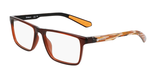 Dragon DR2053ATH Eyeglasses / Size 56 / Brown Crystal / Apricot Resin