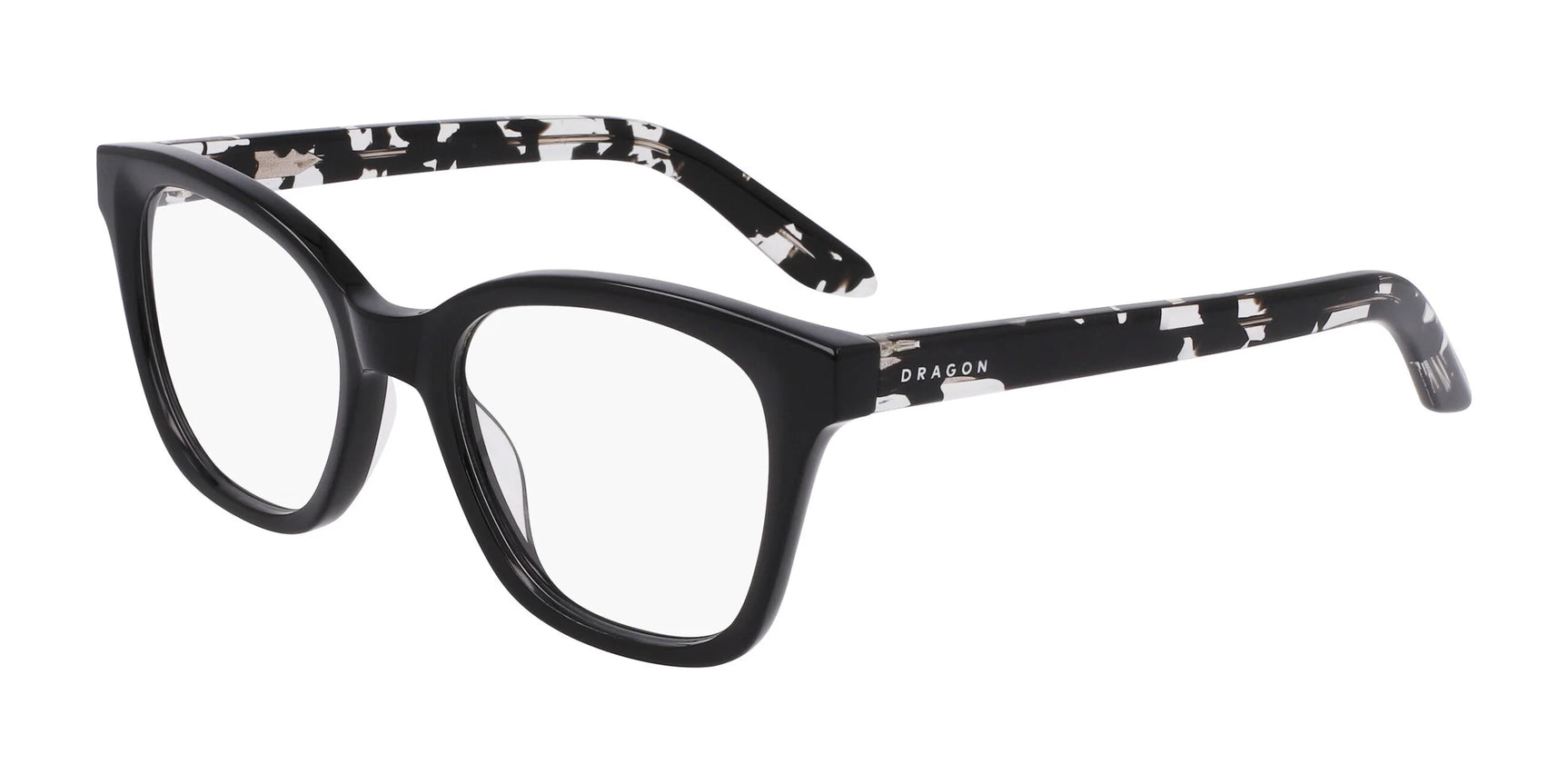 Dragon DR2054 Eyeglasses Black / Black Crystal Tort Dragon DR2054 Eyeglasses Black / Black Crystal Tort