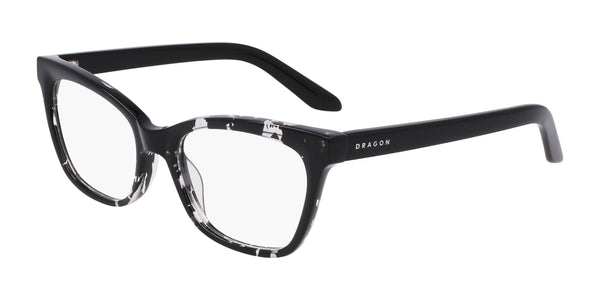Dragon DR2055 Eyeglasses | Size 53 / Black Crystal Tort/Black