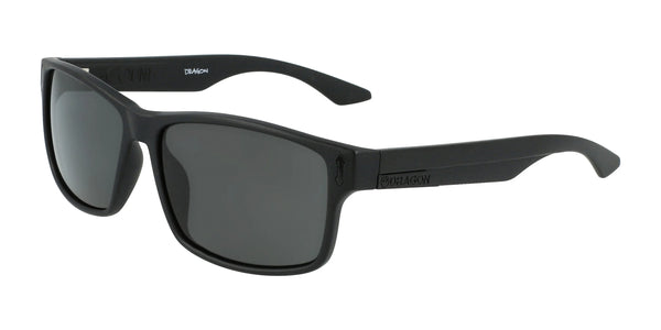 Dragon Count Sunglasses | Size 58 / Matte Black/Lumalens Smoke
