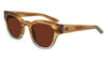 Dragon JETT Sunglasses / Brown Teal Gradient / Lumalens Rose Co / Size 49