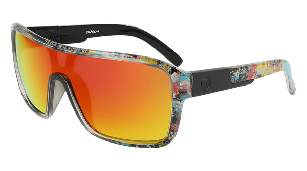 Dragon REMIX BRYAN IGUCHI Sunglasses / Bryan Iguchi / Lumalens Red Ion / Size 60
