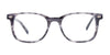Easy3Clip EC653 Eyeglasses with Clip-on Sunglasses | Size 51 / Marbled Blue