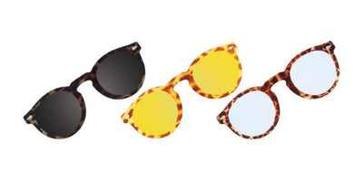 Easy3Clip EC655 Eyeglasses with Clip-on Sunglasses | Size 47