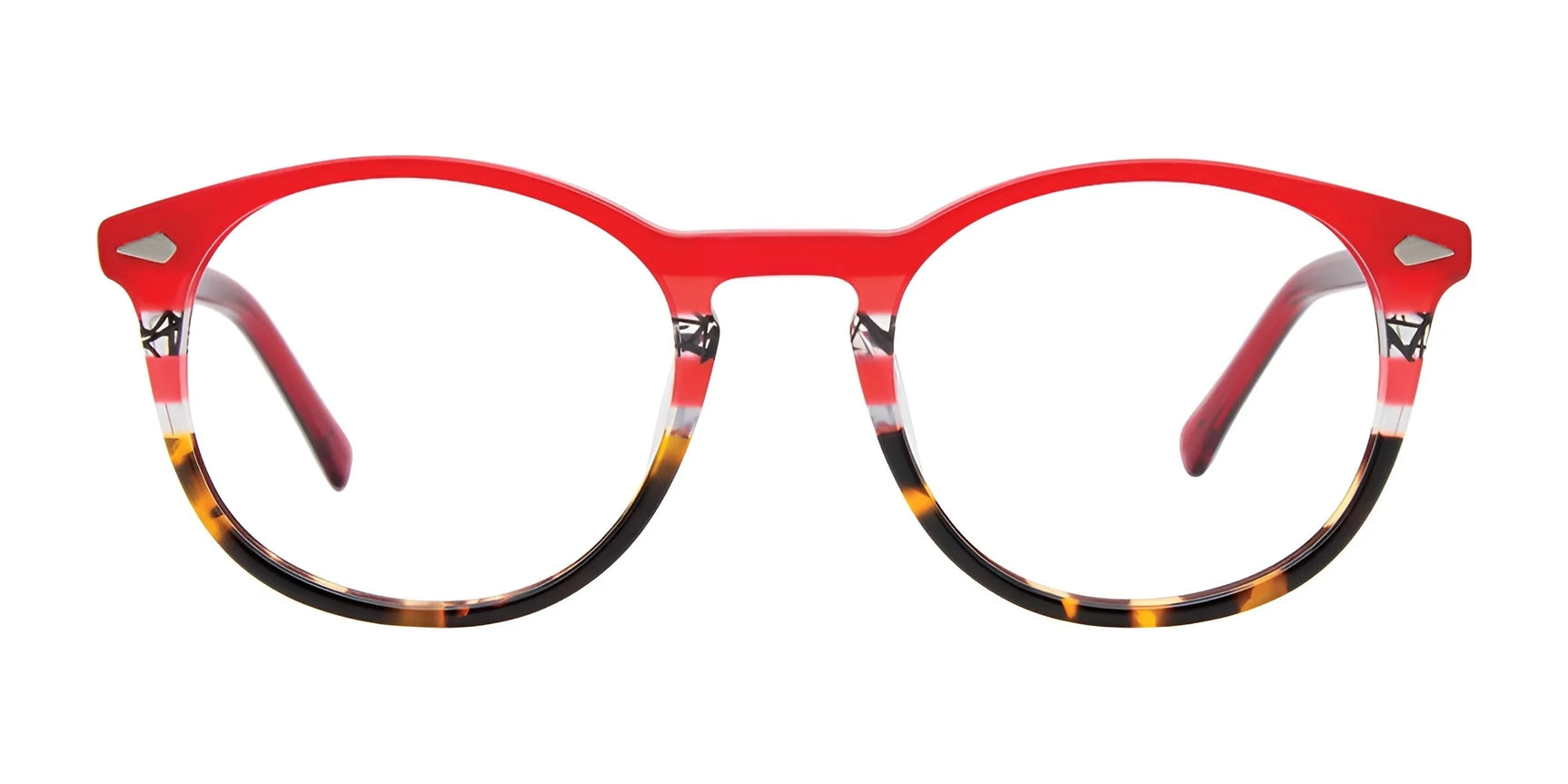 Easy3Clip EC698 Eyeglasses with Clip-on Sunglasses | Size 48 Easy3Clip EC698 Eyeglasses with Clip-on Sunglasses | Size 48