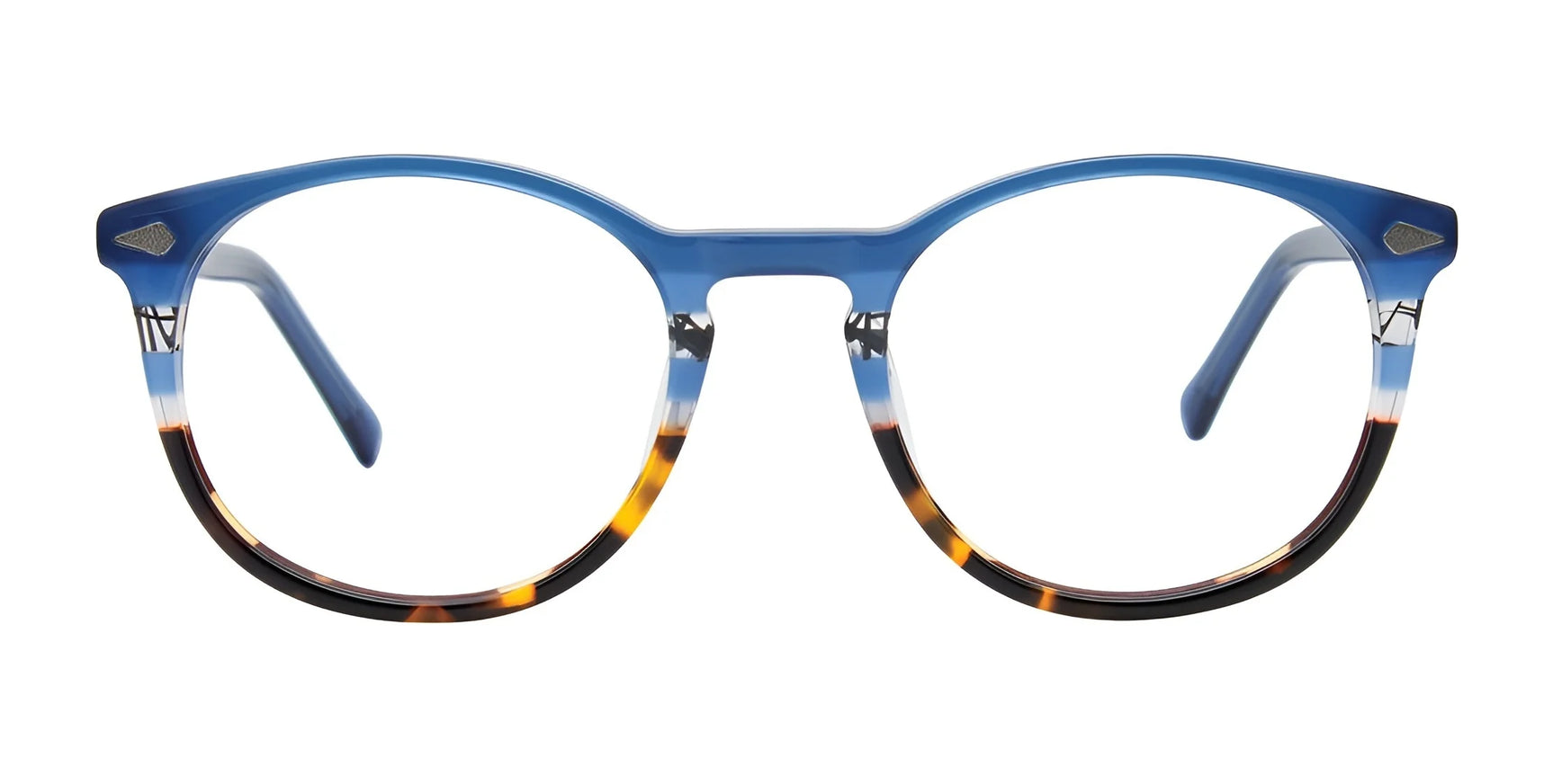 Easy3Clip EC698 Eyeglasses with Clip-on Sunglasses | Size 48 Easy3Clip EC698 Eyeglasses with Clip-on Sunglasses | Size 48