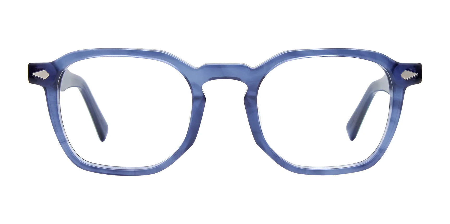 The Easy3Clip EC701 eyeglasses in size 48 feature a bold blue square design and clear, high-quality lenses, ideal for daily wear. Displayed on a pristine white background, they come with clip-on sunglasses for added convenience. The Easy3Clip EC701 eyeglasses in size 48 feature a bold blue square design and clear, high-quality lenses, ideal for daily wear. Displayed on a pristine white background, they come with clip-on sunglasses for added convenience.