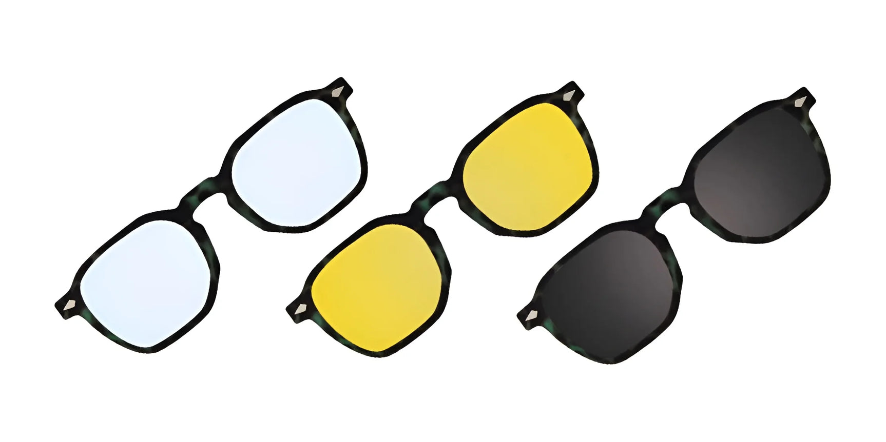 Easy3Clip EC701 Eyeglasses with Clip-on Sunglasses Clip Only (Color №060) Easy3Clip EC701 Eyeglasses with Clip-on Sunglasses Clip Only (Color №060)