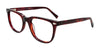 Easy3Clip EC702 Eyeglasses with Clip-on Sunglasses | Size 49 / Burgundy