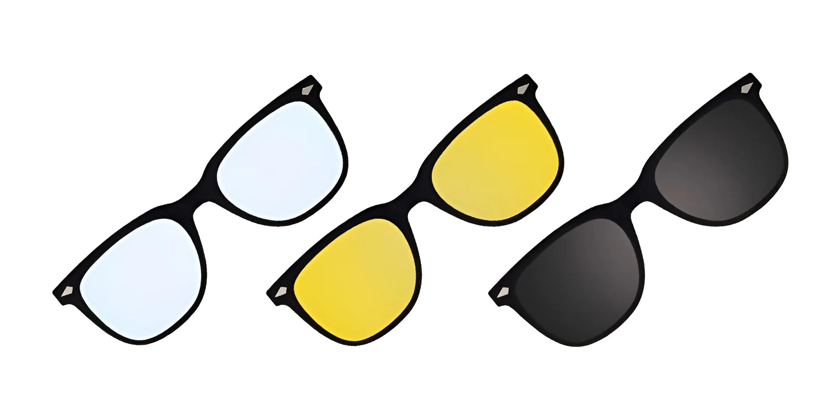 Easy3Clip EC702 Eyeglasses with Clip-on Sunglasses Clip Only (Color №070) Easy3Clip EC702 Eyeglasses with Clip-on Sunglasses Clip Only (Color №070)