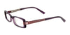 EasyClip EC185 Eyeglasses with Clip-on Sunglasses | Size 48 / Dark Violet