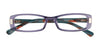 EasyClip EC190 Eyeglasses with Clip-on Sunglasses | Size 48 / Clear Brown