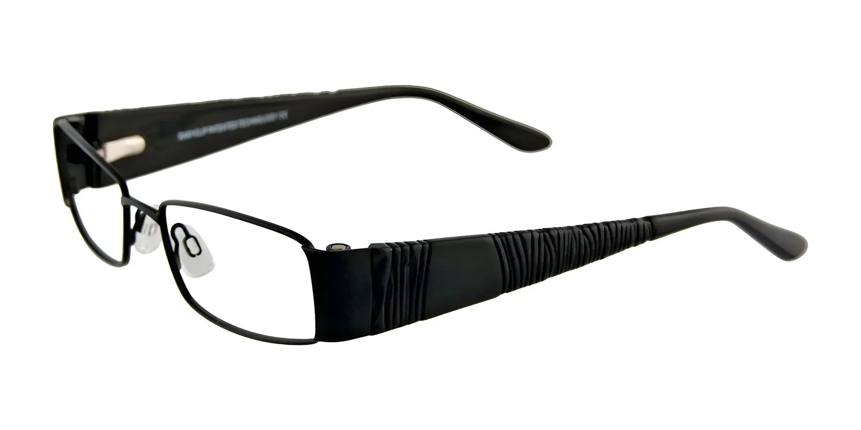 EasyClip EC215 Eyeglasses with Clip-on Sunglasses Satin Black EasyClip EC215 Eyeglasses with Clip-on Sunglasses Satin Black