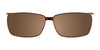EasyClip EC235 Eyeglasses with Clip-on Sunglasses | Size 50 / Tortoise Blue