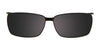 EasyClip EC235 Eyeglasses with Clip-on Sunglasses | Size 50 / Tortoise Blue