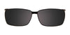 EasyClip EC235 Eyeglasses with Clip-on Sunglasses | Size 50 / Tortoise Blue