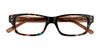 EasyClip EC235 Eyeglasses with Clip-on Sunglasses | Size 50 / Tortoise Blue