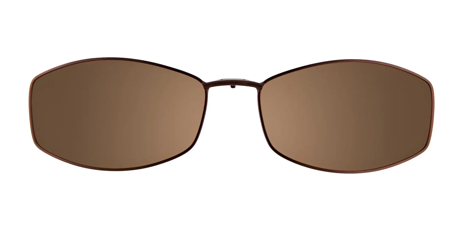 Brown oversized geometric sunglasses with thin frames are shown front-facing on a white background—a bold fashion statement inspired by EasyClip EC250 Eyeglasses with Clip-on Sunglasses, Size 52 by EasyClip. Brown oversized geometric sunglasses with thin frames are shown front-facing on a white background—a bold fashion statement inspired by EasyClip EC250 Eyeglasses with Clip-on Sunglasses, Size 52 by EasyClip.