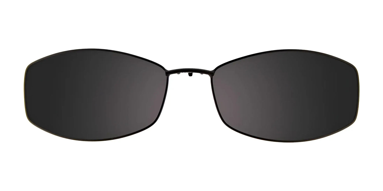 EasyClip EC250 Eyeglasses with Clip-on Sunglasses | Size 52 by EasyClip feature black, rimless, geometric frames with dark lenses—making a bold fashion statement and offering versatile style. Shown on a white background. EasyClip EC250 Eyeglasses with Clip-on Sunglasses | Size 52 by EasyClip feature black, rimless, geometric frames with dark lenses—making a bold fashion statement and offering versatile style. Shown on a white background.