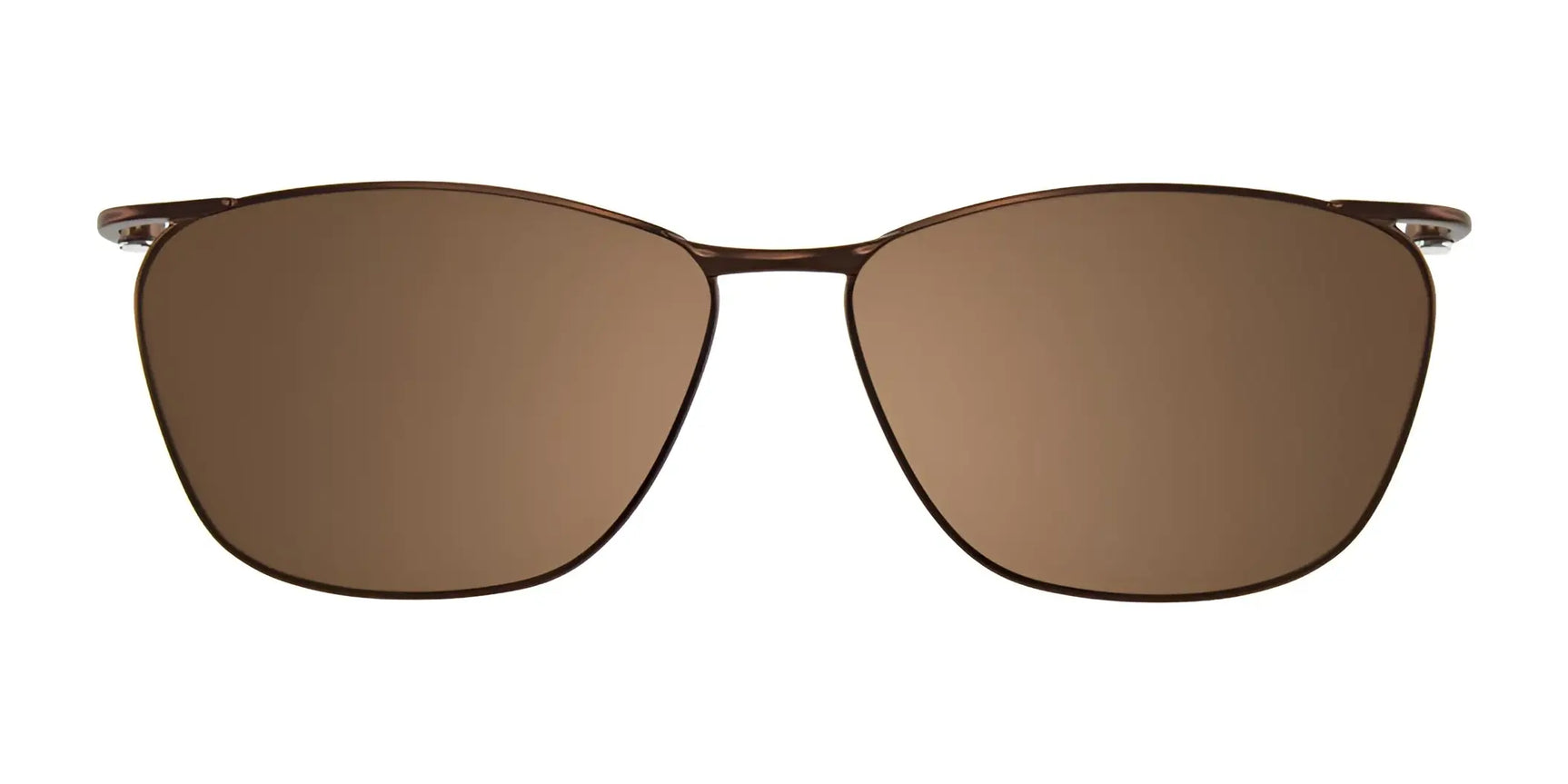 The EasyClip EC269 Eyeglasses by EasyClip feature brown aviator-style frames with brown tinted clip-on polarized lenses, EasyClip technology for quick attachment, prescription ready. Size 45—ideal for style and function. The EasyClip EC269 Eyeglasses by EasyClip feature brown aviator-style frames with brown tinted clip-on polarized lenses, EasyClip technology for quick attachment, prescription ready. Size 45—ideal for style and function.