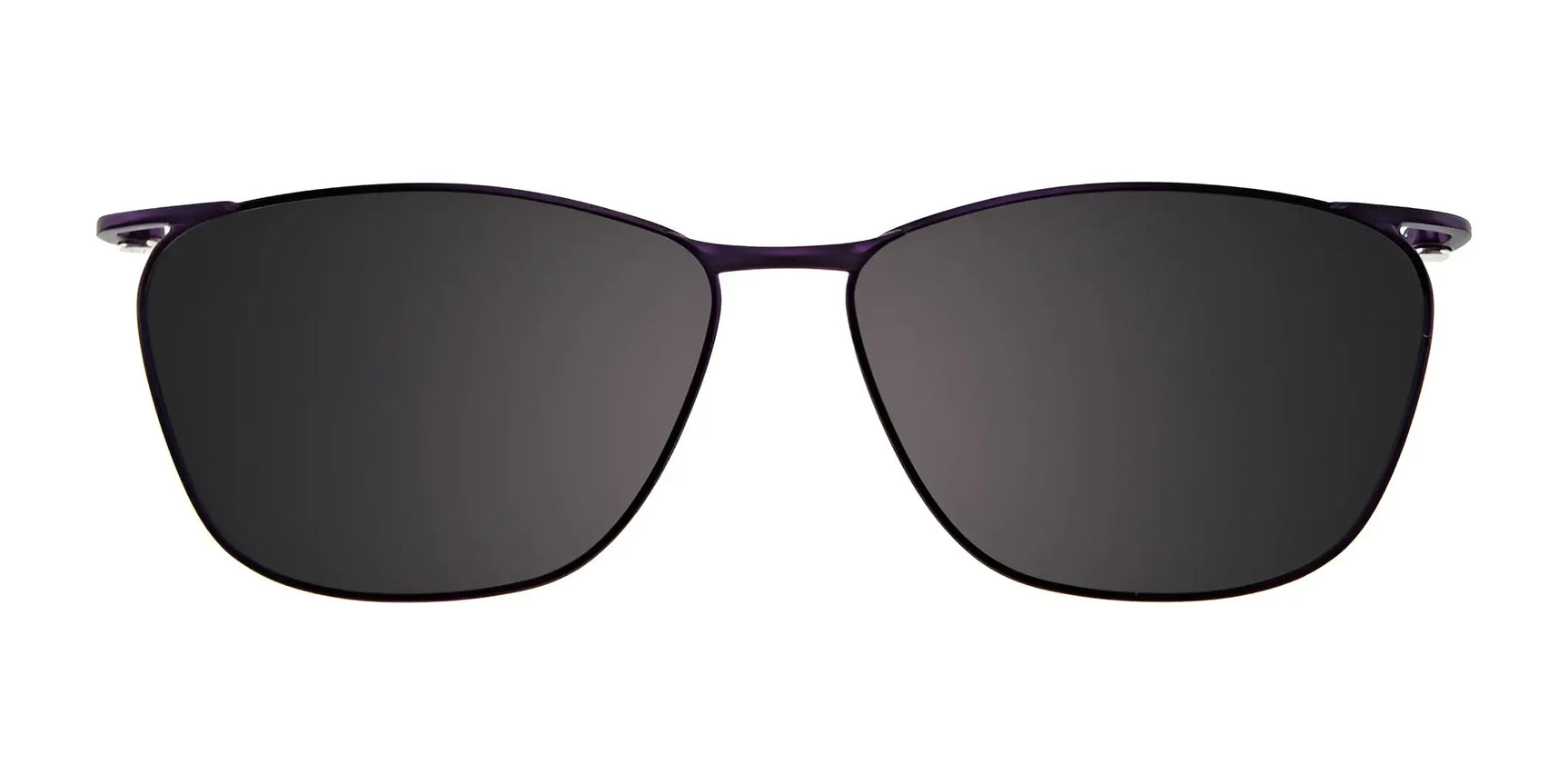 EasyClip EC269 Eyeglasses by EasyClip feature thin, dark metal frames with rectangular lenses and come with clip-on sunglasses. Prescription ready for your convenience. Size 45. Seen here on a white background. EasyClip EC269 Eyeglasses by EasyClip feature thin, dark metal frames with rectangular lenses and come with clip-on sunglasses. Prescription ready for your convenience. Size 45. Seen here on a white background.