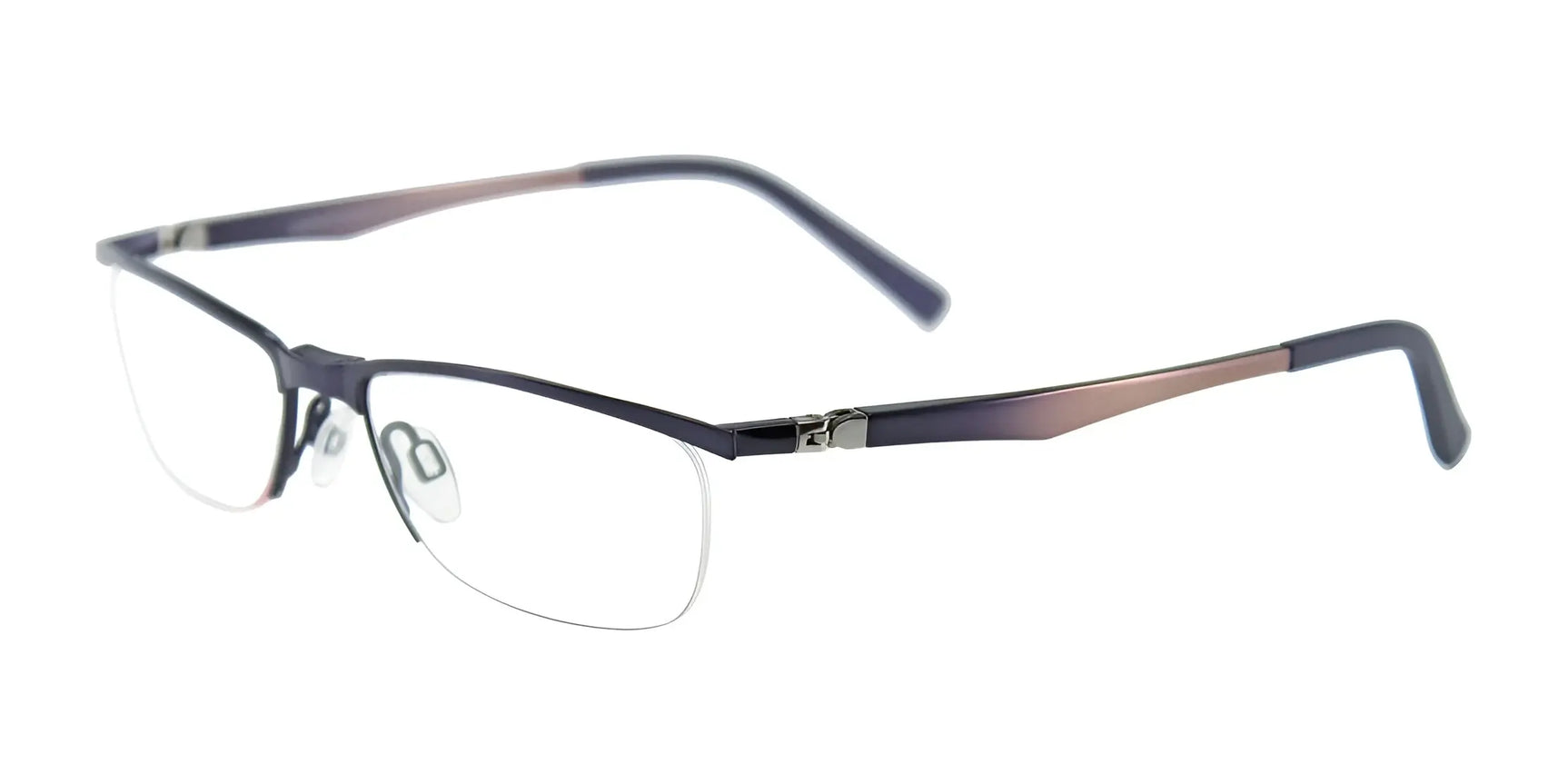 EasyClip EC277 Eyeglasses with Clip-on Sunglasses Satin Dark Plum EasyClip EC277 Eyeglasses with Clip-on Sunglasses Satin Dark Plum