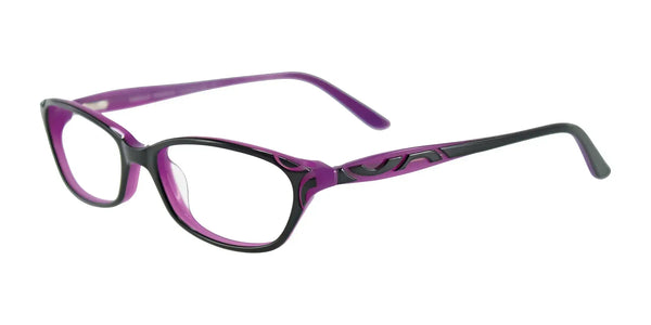 EasyClip EC279 Eyeglasses with Clip-on Sunglasses | Size 52 / Black