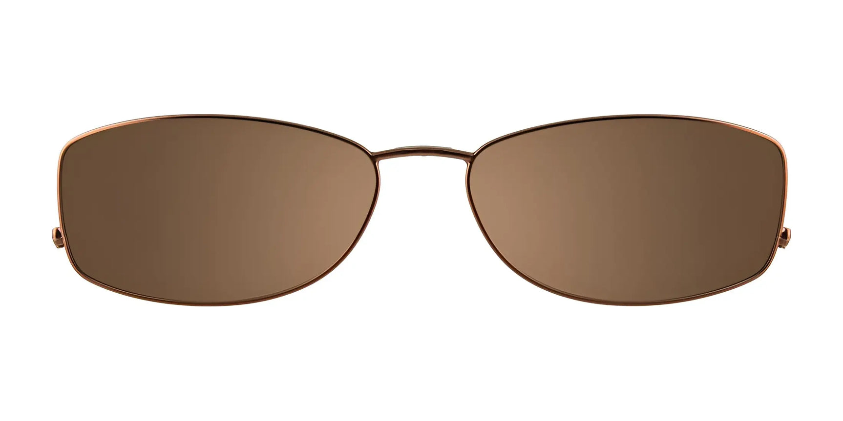 EasyClip EC294 Eyeglasses with clip-on sunglasses by EasyClip, size 54, feature brown rectangular lenses and thin metal frames—perfect for easy style and sun protection. EasyClip EC294 Eyeglasses with clip-on sunglasses by EasyClip, size 54, feature brown rectangular lenses and thin metal frames—perfect for easy style and sun protection.