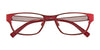 EasyClip EC310 Eyeglasses with Clip-on Sunglasses | Size 52 / Matt Red