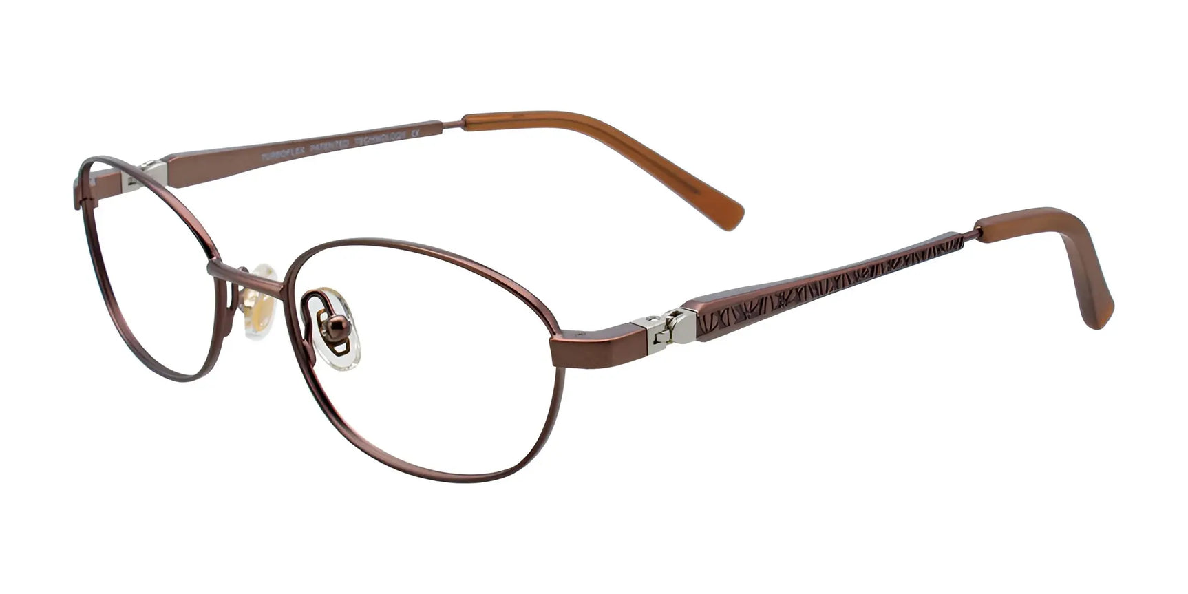 EasyClip EC365 Eyeglasses Satin Brown EasyClip EC365 Eyeglasses Satin Brown